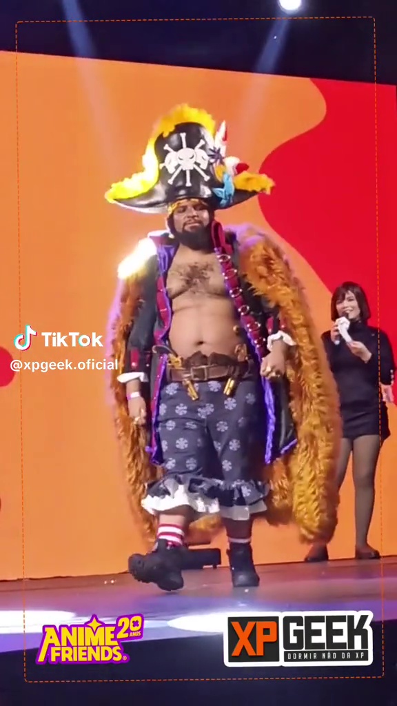 Desfile Cosplay Anime Friends 2023 - Barba Negra - One Piece