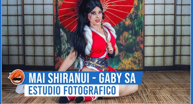 Ensaio Cosplay - Mai Shiranui com Gaby Sá